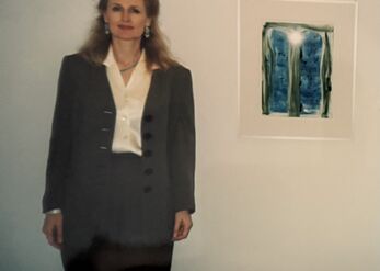 Osaka Triennale Japan 1997 Mother and Daughter Monotype 